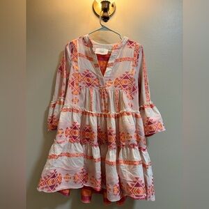 Kasia dress patterned boho